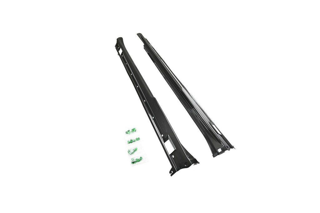 2017-2025 Porsche Panamera 976   971 976SD Style Dry Carbon Fiber Side Skirts
