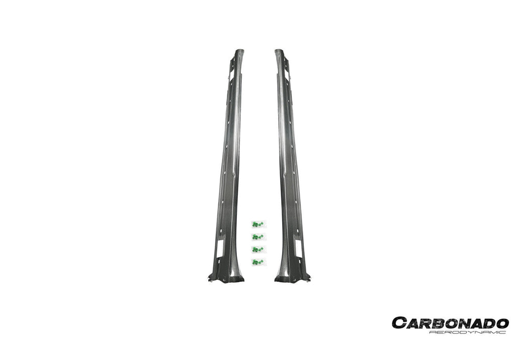 2017-2025 Porsche Panamera 976   971 976SD Style Dry Carbon Fiber Side Skirts