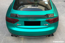 Load image into Gallery viewer, 2009-2015 Audi A5 Sline S5 Sedan RT Style Carbon Fiber Trunk Spoiler - Carbonado