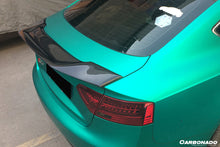 Load image into Gallery viewer, 2009-2015 Audi A5 Sline S5 Sedan RT Style Carbon Fiber Trunk Spoiler - Carbonado Aero