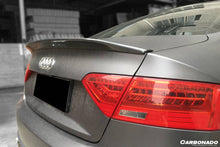 Load image into Gallery viewer, 2009-2015 Audi A5 Coupe CTE Style Carbon Fiber Trunk Spoiler - Carbonado Aero