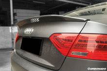 Load image into Gallery viewer, 2009-2015 Audi A5 Coupe CTE Style Carbon Fiber Trunk Spoiler - Carbonado Aero