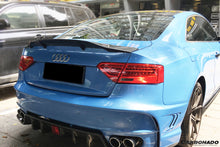 Load image into Gallery viewer, 2009-2015 Audi A5 Coupe RT Style Carbon Fiber Trunk Spoiler - Carbonado Aero