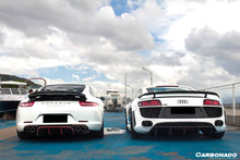 Load image into Gallery viewer, 2006-2015 Audi R8 V8/V10 Coupe/Spyder DPGT Style Rear Bumper  - Carbonado