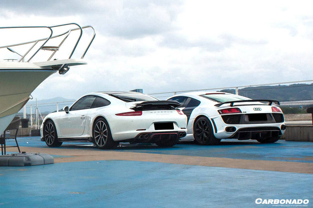 2006-2015 Audi R8 V8/V10 Coupe/Spyder DPGT Style Rear Bumper  - Carbonado Aero