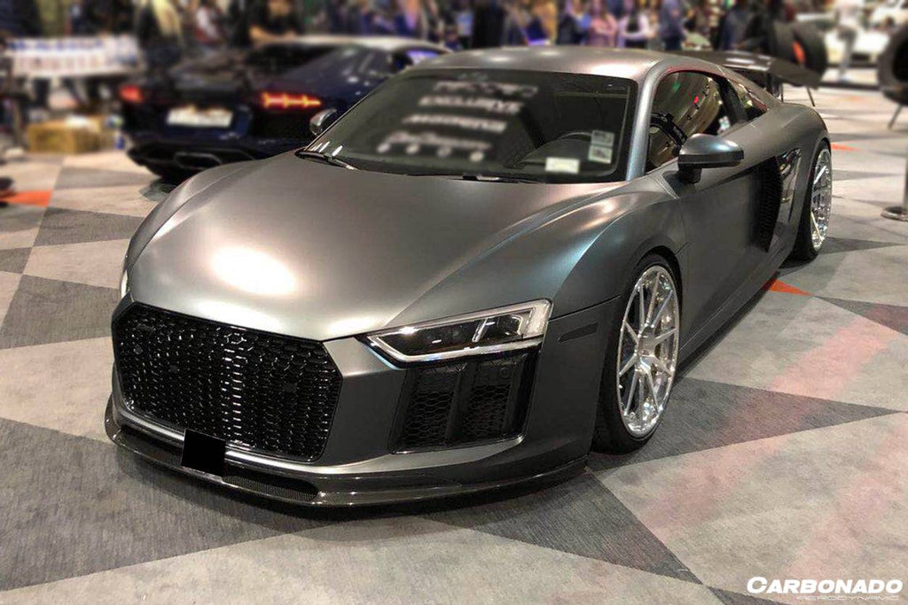 2016-2019 Audi R8 VRS Style Carbon Fiber Front Lip - Carbonado Aero