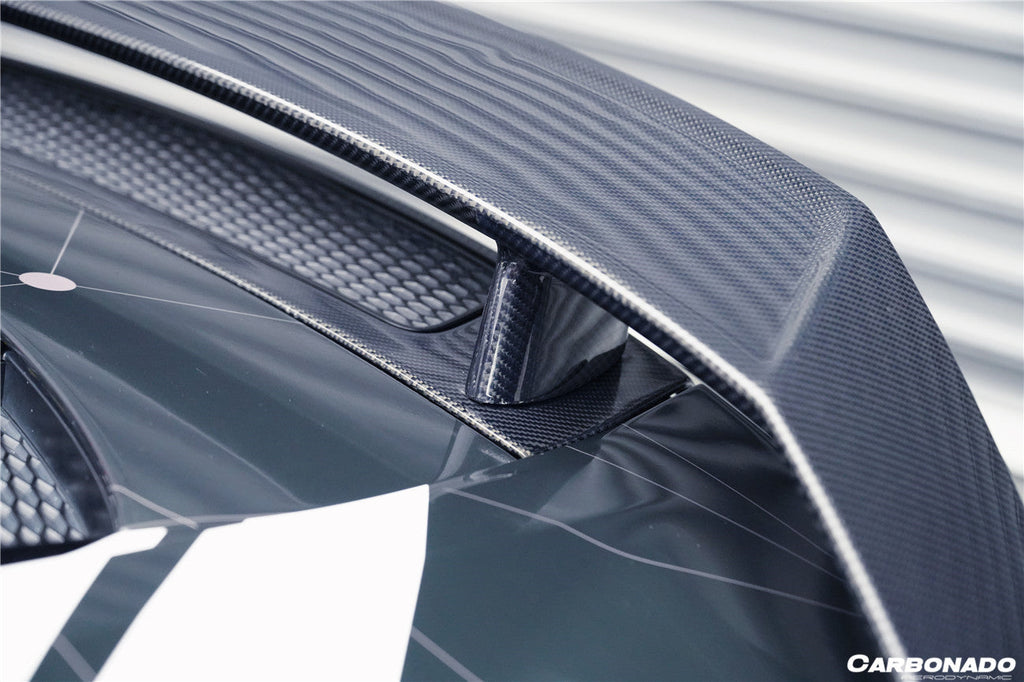 2016-2023 Audi R8 GEN2/GEN3 Coupe ONLY GT Style Carbon Fiber Trunk Wing - Carbonado Aero