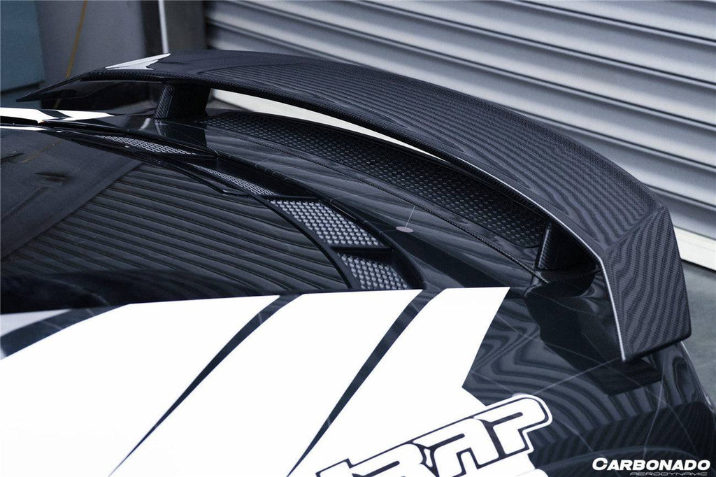 2016-2023 Audi R8 GEN2/GEN3 Coupe ONLY GT Style Carbon Fiber Trunk Wing - Carbonado Aero