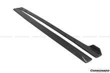 Load image into Gallery viewer, 2013-2020 Audi RS3 S3 A3 Sline Sedan BKSS Style Carbon Fiber Side Skirts &amp; Side Skirts Under Board Canard - Carbonado Aero