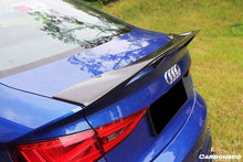 Load image into Gallery viewer, 2013-2020 Audi S3/ A3 /RS3 Sedan RT Style Carbon Fiber Trunk Spoiler - Carbonado Aero