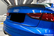 Load image into Gallery viewer, 2013-2020 Audi S3/ A3 /RS3 Sedan RW Style Carbon Fiber Trunk Spoiler - Carbonado Aero