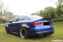 Load image into Gallery viewer, 2013-2020 Audi S3/ A3 /RS3 Sedan RT Style Carbon Fiber Trunk Spoiler - Carbonado Aero