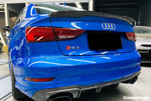 Load image into Gallery viewer, 2013-2020 Audi S3/ A3 /RS3 Sedan RW Style Carbon Fiber Trunk Spoiler - Carbonado Aero