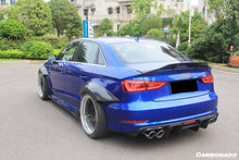 Load image into Gallery viewer, 2013-2020 Audi S3/ A3 /RS3 Sedan RT Style Carbon Fiber Trunk Spoiler - Carbonado Aero