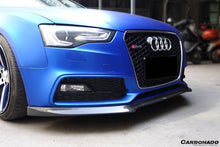 Load image into Gallery viewer, 2009-2015 Audi A5 sline S5 DM Style Carbon Fiber Front Lip - Carbonado Aero