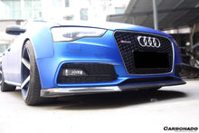 Load image into Gallery viewer, 2009-2015 Audi A5 sline S5 DM Style Carbon Fiber Front Lip - Carbonado Aero