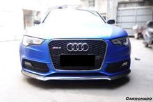 Load image into Gallery viewer, 2009-2015 Audi A5 sline S5 DM Style Carbon Fiber Front Lip - Carbonado Aero