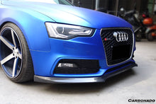 Load image into Gallery viewer, 2009-2015 Audi A5 sline S5 DM Style Carbon Fiber Front Lip - Carbonado Aero