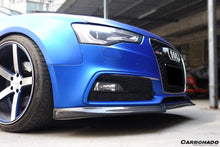 Load image into Gallery viewer, 2009-2015 Audi A5 sline S5 DM Style Carbon Fiber Front Lip - Carbonado Aero