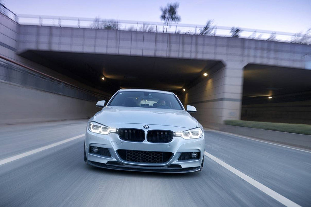 2011-2019 BMW 3 Series F30/F35 M-Tech GV Style Carbon Fiber Front Lip - Carbonado Aero