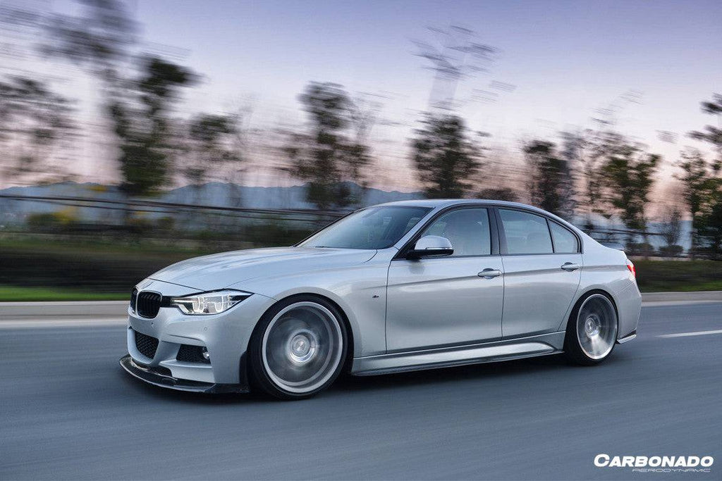 2011-2019 BMW 3 Series F35 M-Tech GV Style Carbon Fiber Side Skirts - Carbonado Aero