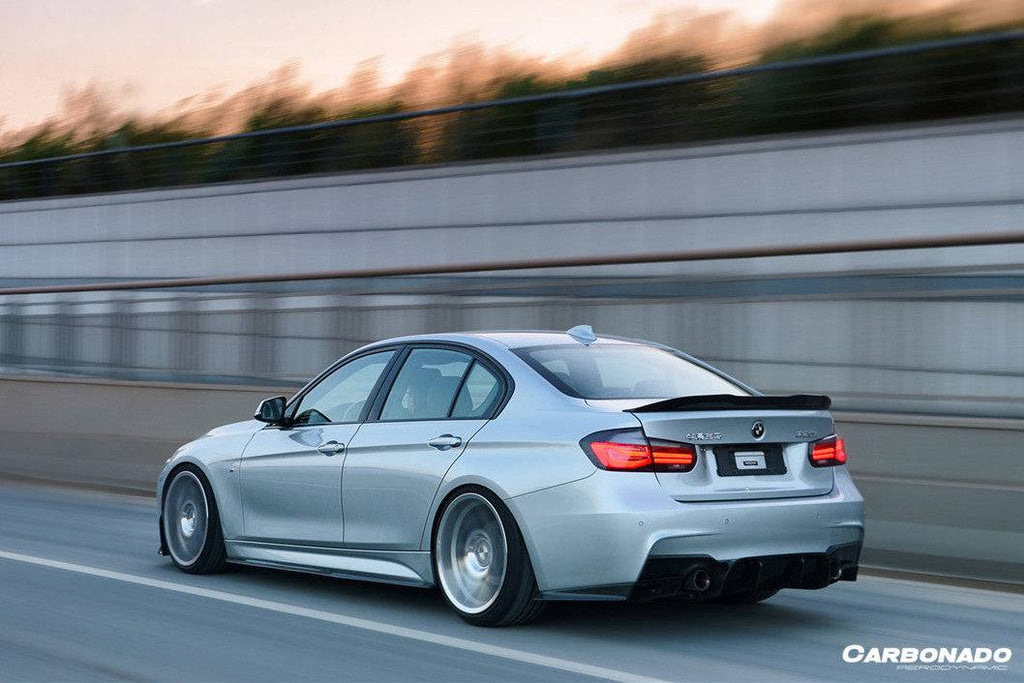 2011-2019 BMW 3 Series F30/F35 M-Tech GV Carbon Fiber Trunk Spoiler - Carbonado Aero