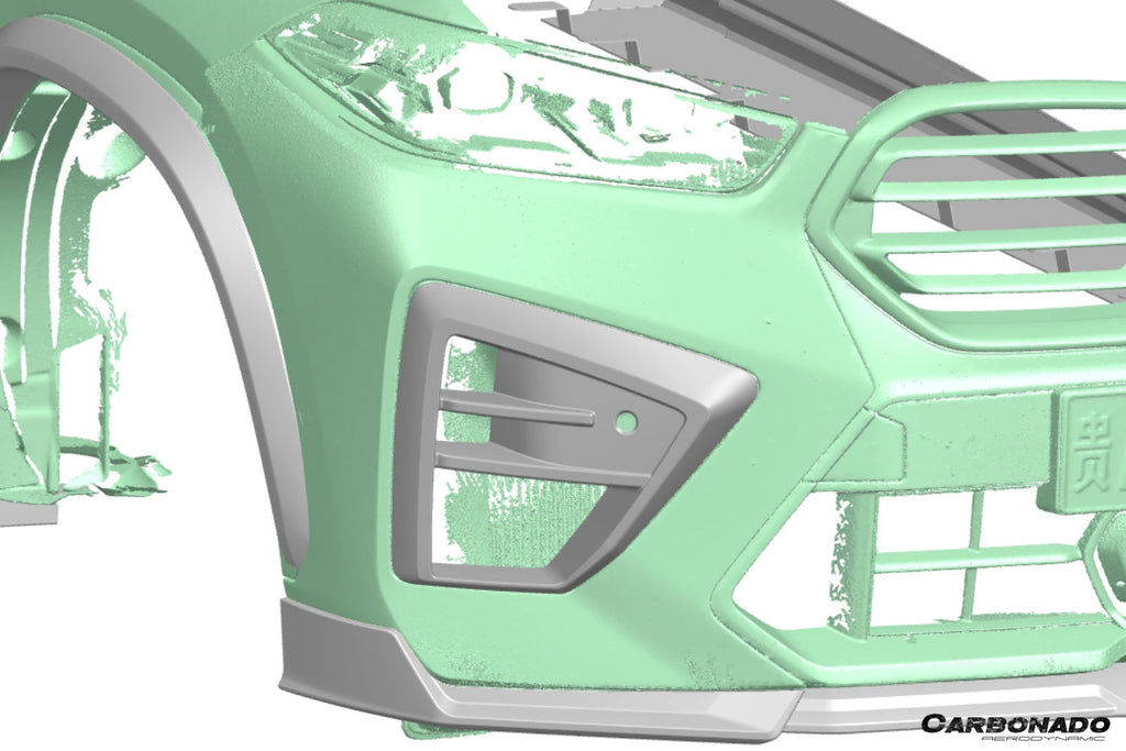 2024-2025  BMW X6M F96 AD Style Dry Carbon Fiber Front Lip