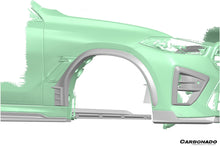 Load image into Gallery viewer, 2020-2025 BMW X6M F96 AD Style Dry Carbon Fiber Fender Flare