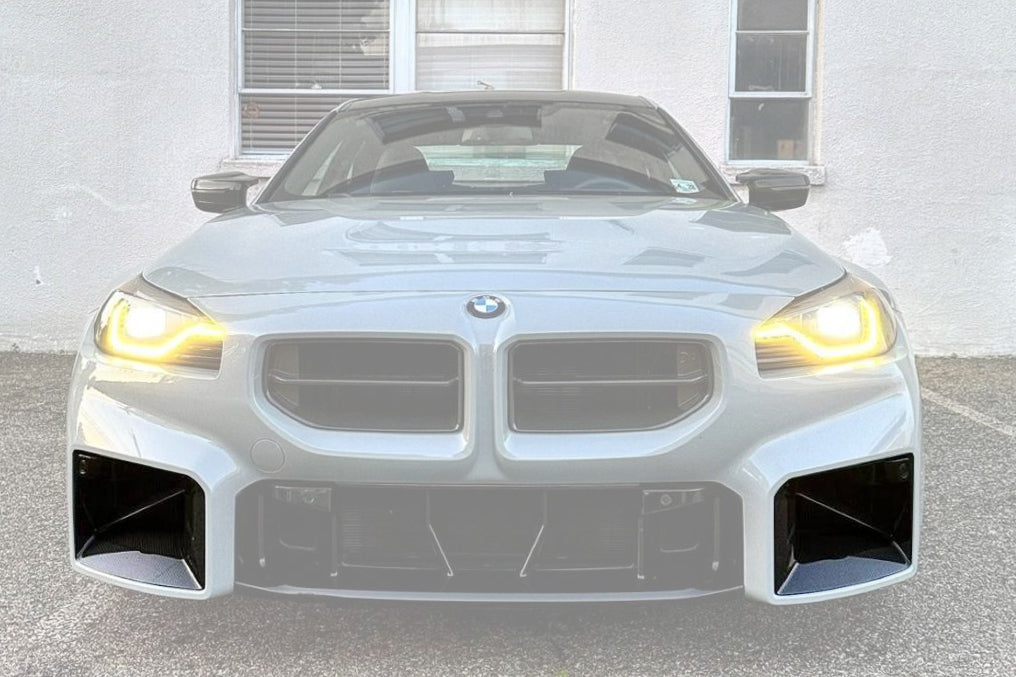2021-2024 BMW M2 G87 OD-MP Style Dry Carbon FIber Front Bumper Air Inlet Trim - Carbonado