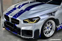 Load image into Gallery viewer, 2021-2024 BMW M2 G87 OD-MP Style Dry Carbon FIber Front Bumper Air Inlet Trim - Carbonado