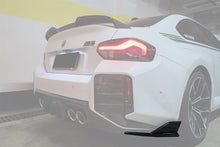 Load image into Gallery viewer, 2021-2024 BMW M2 G87 OD Style Dry Carbon FIber Rear Bumper Splitter Winglets - Carbonado