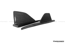 Load image into Gallery viewer, 2021-2024 BMW M2 G87 OD Style Dry Carbon FIber Rear Bumper Splitter Winglets
