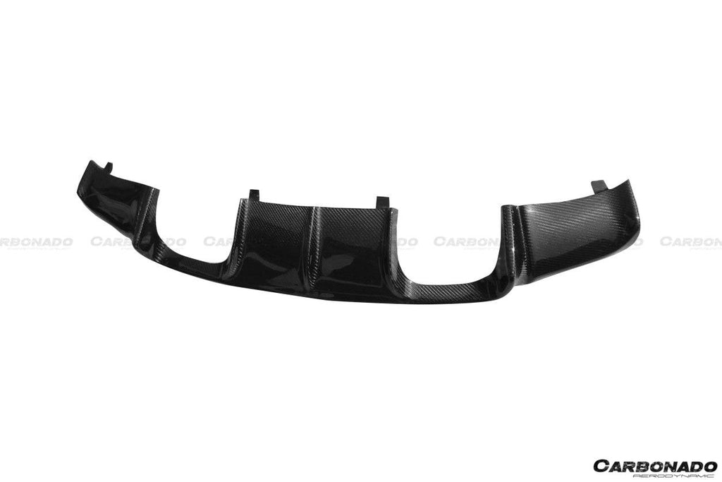 2008-2012 BMW M3 E92/E93 VA Style Carbon Fiber Rear Diffuser with Lip - Carbonado Aero