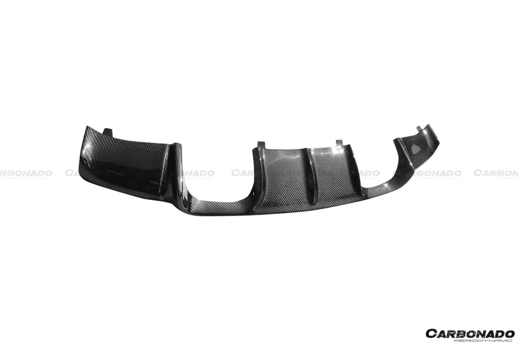 2008-2012 BMW M3 E92/E93 VA Style Carbon Fiber Rear Diffuser with Lip - Carbonado Aero