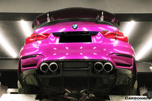 Load image into Gallery viewer, 2014-2020 BMW M3 F80 &amp; M4 F82 SM Style Carbon Fiber Rear Diffuser and Lip