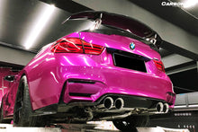 Load image into Gallery viewer, 2014-2020 BMW M3 F80 &amp; M4 F82 SM Style Carbon Fiber Rear Diffuser and Lip