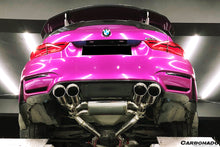 Load image into Gallery viewer, 2014-2020 BMW M3 F80 &amp; M4 F82 SM Style Carbon Fiber Rear Diffuser and Lip
