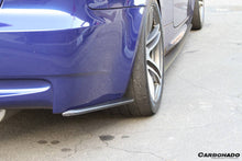 Load image into Gallery viewer, 2008-2012 BMW M3 E90/E92/E93 ET Style Carbon Fiber Rear Bumper Splitter Caps - Carbonado