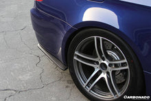 Load image into Gallery viewer, 2008-2012 BMW M3 E90/E92/E93 ET Style Carbon Fiber Rear Bumper Splitter Caps - Carbonado Aero
