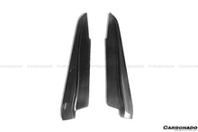 Load image into Gallery viewer, 2008-2012 BMW M3 E90/E92/E93 ET Style Carbon Fiber Rear Bumper Splitter Caps - Carbonado Aero