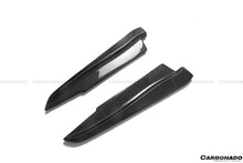 Load image into Gallery viewer, 2008-2012 BMW M3 E90/E92/E93 ET Style Carbon Fiber Rear Bumper Splitter Caps - Carbonado Aero