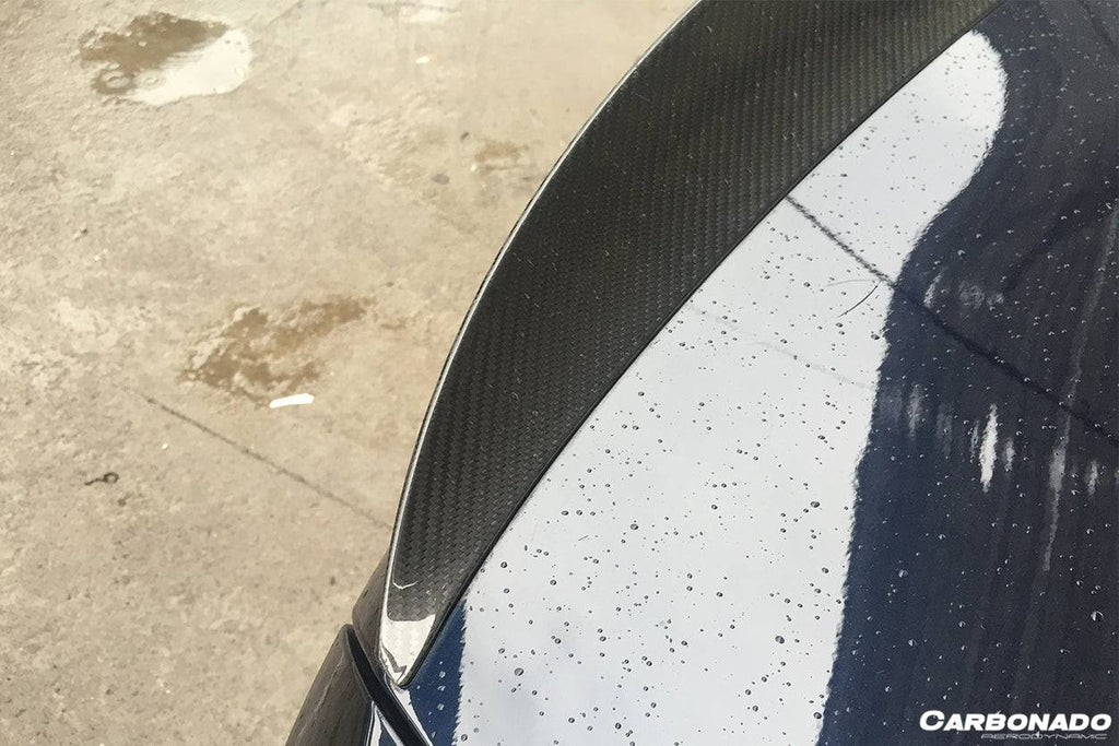 2008-2012 BMW M3 E92 MP Style Carbon Fiber Trunk Spoiler - Carbonado Aero