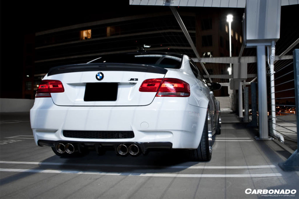 2008-2012 BMW M3 E92 AKM Style Carbon Turnk Spoiler - Carbonado Aero