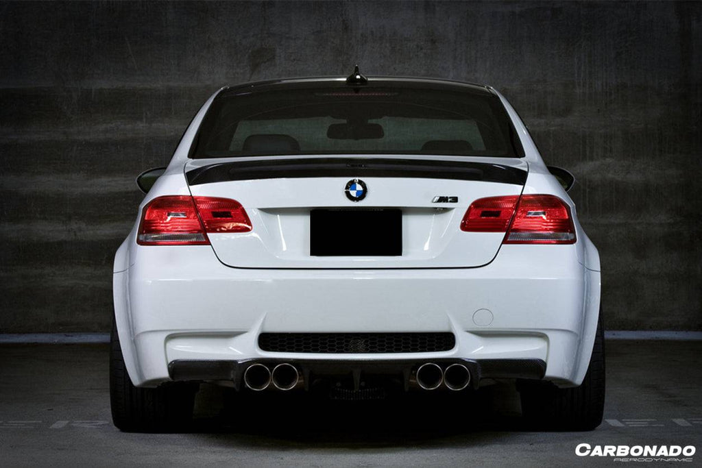 2008-2012 BMW M3 E92 AKM Style Carbon Turnk Spoiler - Carbonado Aero