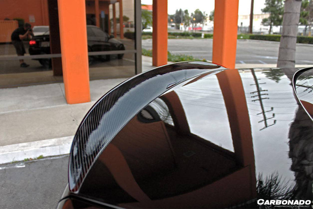 2008-2012 BMW M3 E92 MP Style Carbon Fiber Trunk Spoiler - Carbonado Aero