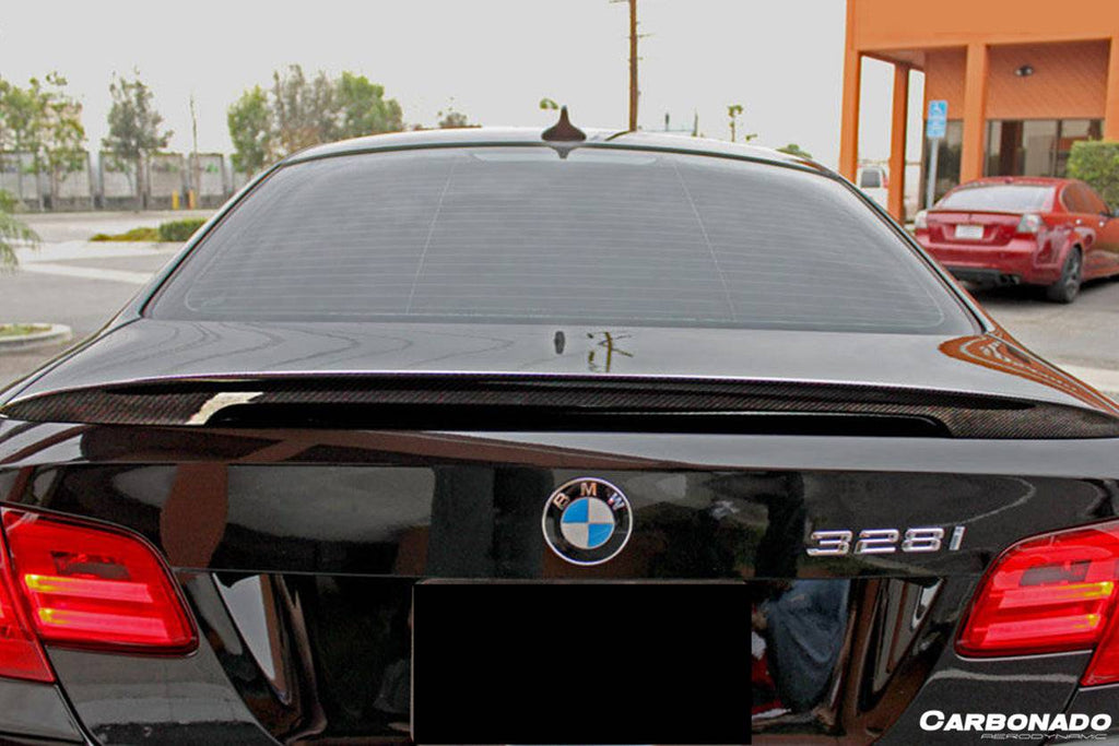 2008-2012 BMW M3 E92 MP Style Carbon Fiber Trunk Spoiler - Carbonado Aero