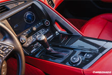 Load image into Gallery viewer, 2013-2019 Corvette C7 Z06 Grandsport Dry Carbon Fiber Automatic Manual Control Gear Shift Panel Cover Trim - Carbonado Aero