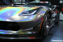 Load image into Gallery viewer, 2013-2019 Corvette C7 Z51 Z06 Grandsport Carbon Fiber Front Lip with Caps - Carbonado