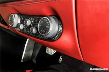 Load image into Gallery viewer, 2015-2020 Ferrari 488 GTB Spider Dry Carbon Fiber AC Control Panel Cover