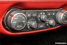 Load image into Gallery viewer, 2015-2020 Ferrari 488 GTB Spider Dry Carbon Fiber AC Control Panel Cover